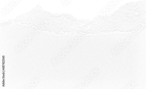 White Ripped Paper