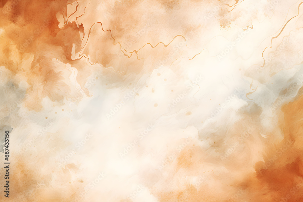 Obraz premium Watercolor old paper background