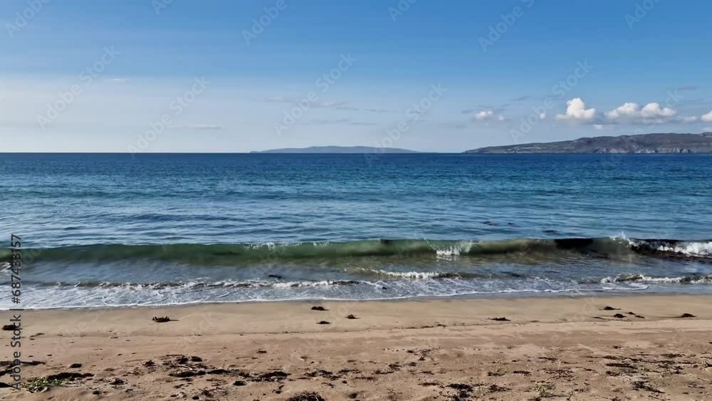 Narin Strand is a beautiful large blue flag beach in Portnoo, County Donegal - Ireland. Narin Strand is a beautiful large blue flag beach in Portnoo, County Donegal - Ireland.