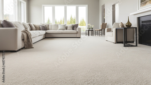 Wallpaper Mural Simple carpet flooring in a home Torontodigital.ca