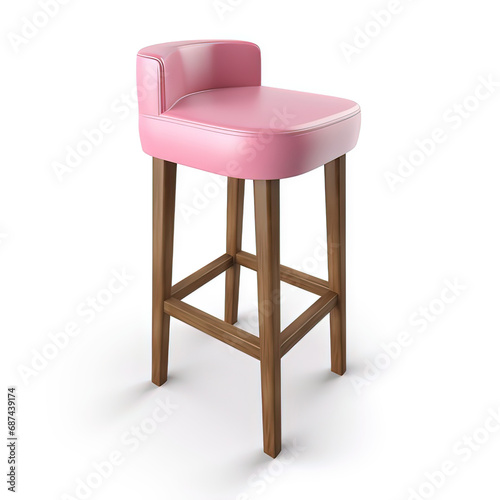 Bar stool pink