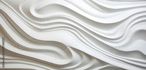 A breathtaking HD image of textured epoxy layers creating a 3D illusion on a pristine white wall.