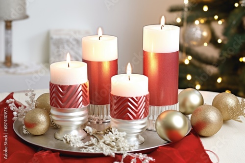 christmas candle xmas candles decoration  ai