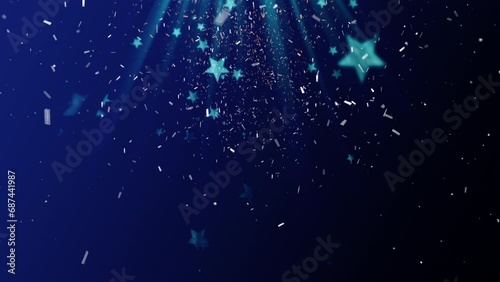 celebration snowfall glowing snow Christmas
