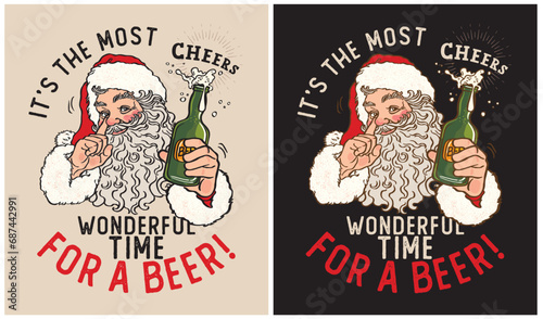 IT'S THE MOST WONDERFUL TIME FOR A BEER!-Christmas Day-Beer Lovers