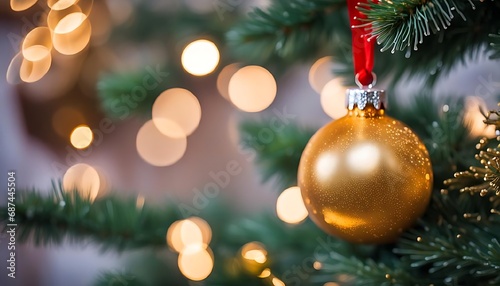  golden christmas tree decoration © Катерина Спіжевска