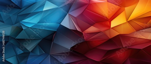 Geometric Style Backgrounds feature sharp angles, interlocking shapes, vibrant colors—a dynamic fusion creating visually compelling designs for modern aesthetics.