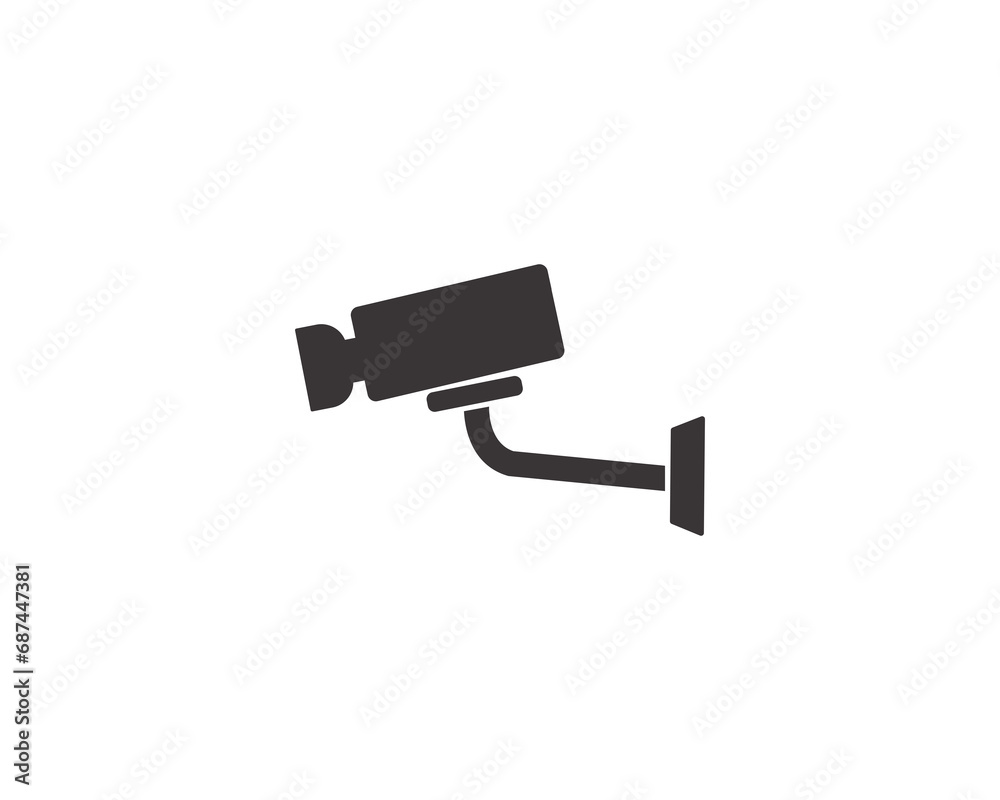 Safety camera cc tv icon vector symbol design illustration 
