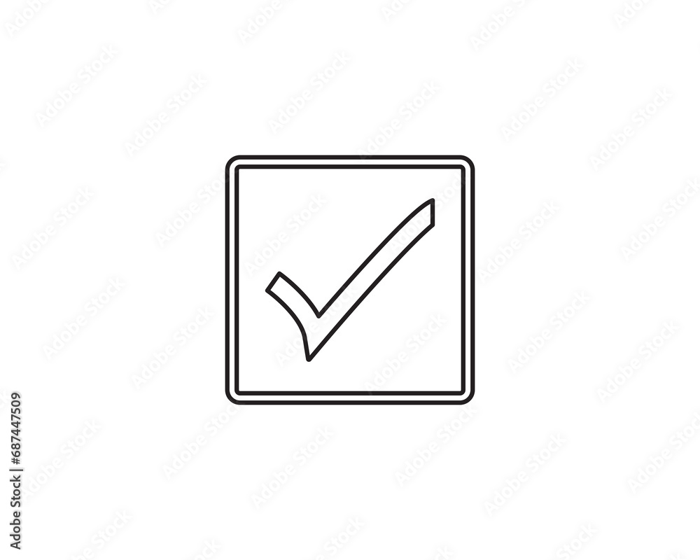 Check mark correct icon vector symbol design illustration Check mark correct icon vector symbol design illustration