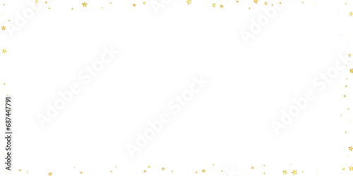 Magic stars vector overlay.  Gold stars scattered