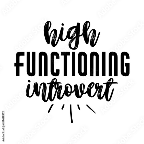High functioning introvert