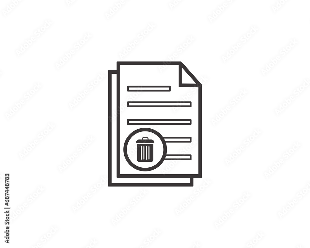 Document application paper icon vector symbol design Document application paper icon vector symbol design