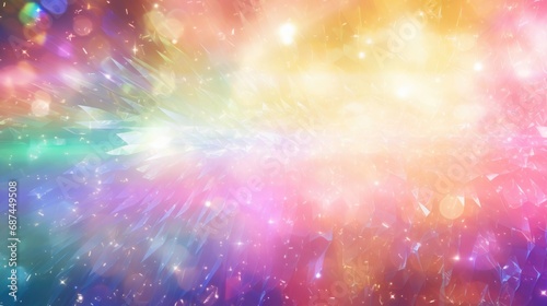 Prism light rainbow background. © Kanachi Graphics