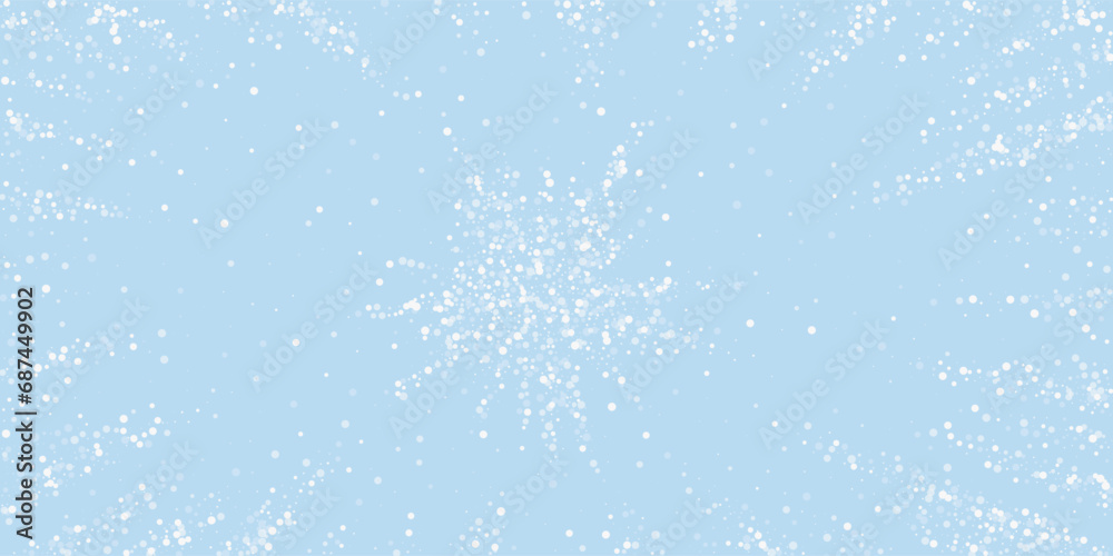 Beautiful snowfall christmas background. Subtle