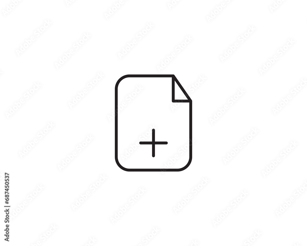 File add icon vector symbol design illustration File add icon vector symbol design illustration