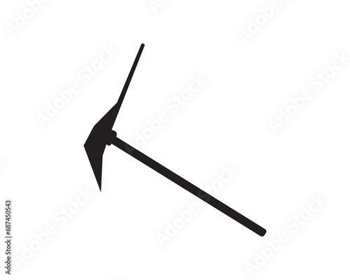 Farming plough icon vector symbol design illustration