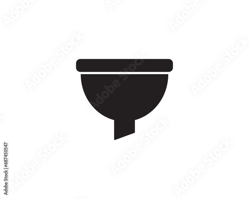 Filter icon vector symbol design illustration