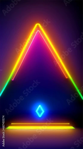 Abstract triangle background