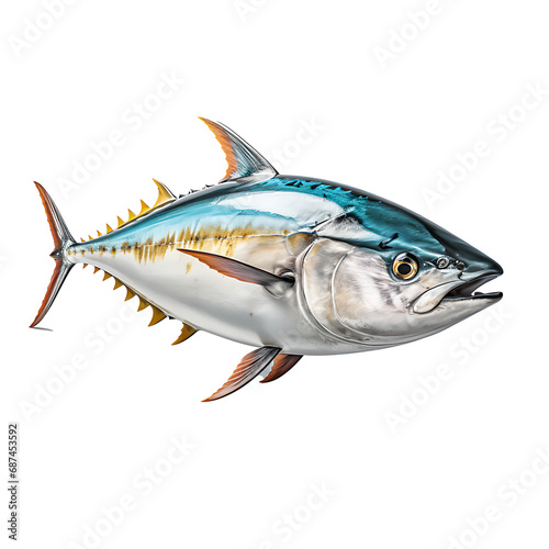 Wild Bluefin Tuna  Catch of the Day  Nutritious Protein for Seafood Enthusiasts  Generative Ai