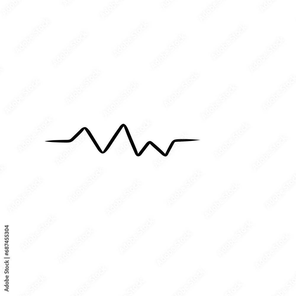 Naklejka premium Illustration Vector graphic of heart pulse icon