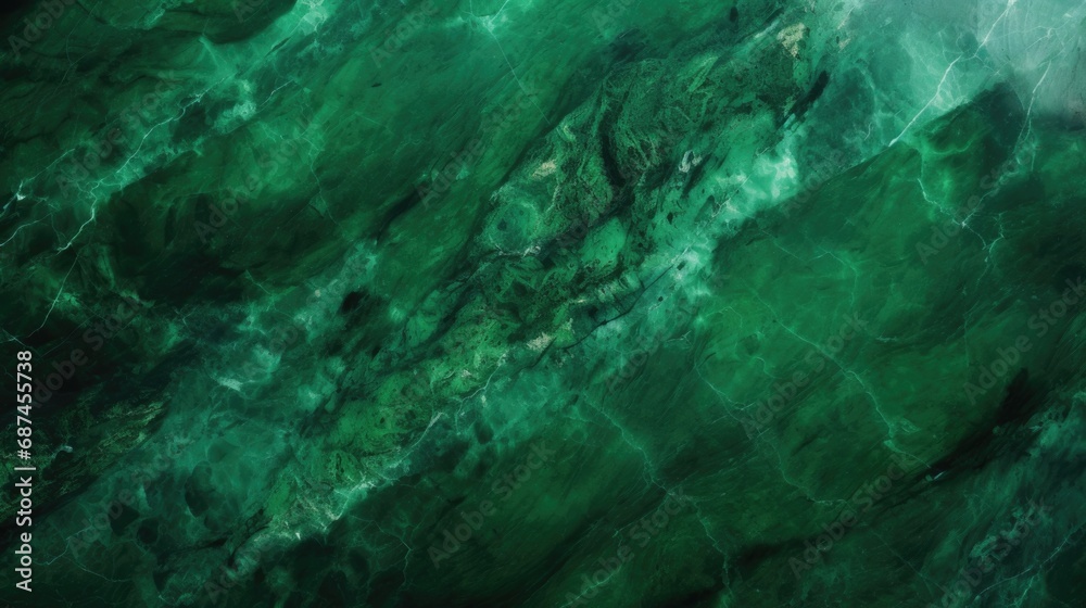 Fototapeta premium Green emerald shiny marble background texture