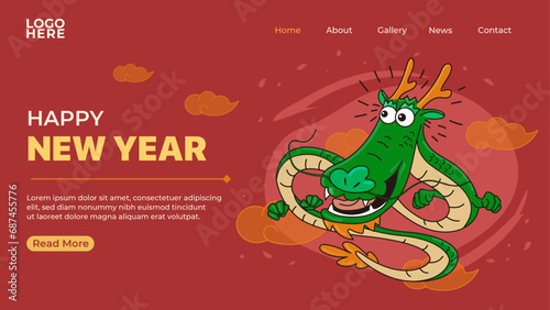 Chinese new year of cartoon dragon chinese translation new year