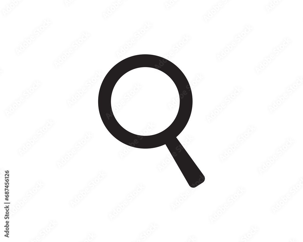Magnify search find icon vector symbol design illustration Magnify search find icon vector symbol design illustration
