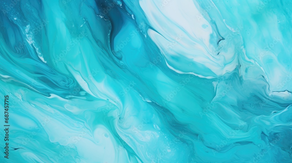 Turquoise shiny marble background texture