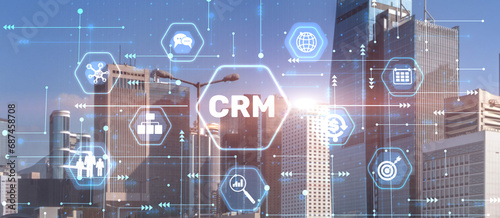 CRM Customer relationship management automation system software Business