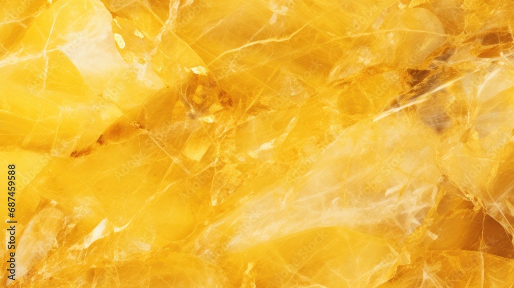 Yellow shiny marble background texture
