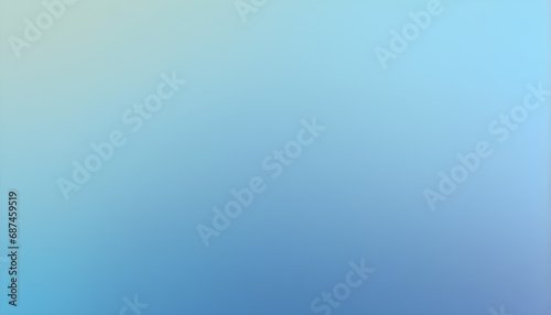 Soft Pastel Blue Gradient Background With Blur Effect and Luminescent Shades. Transitioning From Light to Dark. Creating an Ethereal Dreamy Visual Backdrop. 