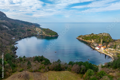 Beautiful landscape of Gideros Bay - Cide, Kastamonu, Turkey