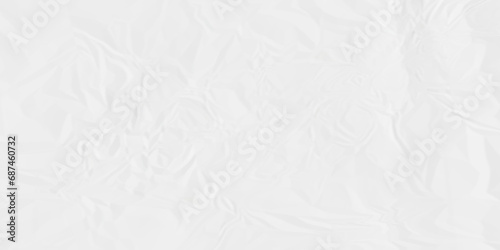 White crumpled paper texture . White wrinkled paper texture. White paper texture . White crumpled and top view textures can be used for background of text or any contents .