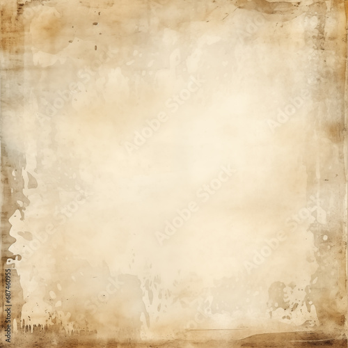 Old vintage looking paper with square stains