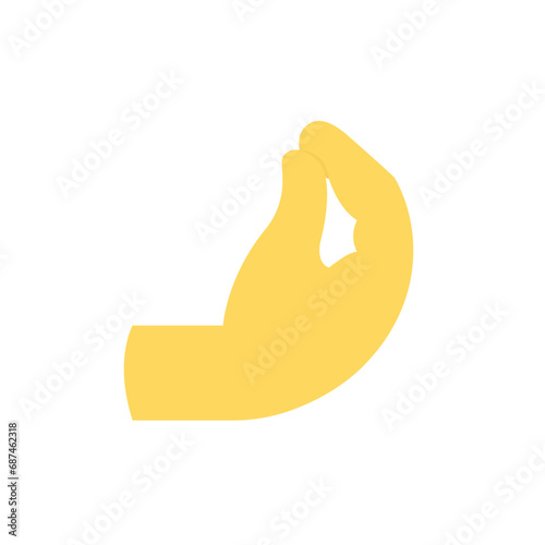Pinched Fingers emoji vector symbol