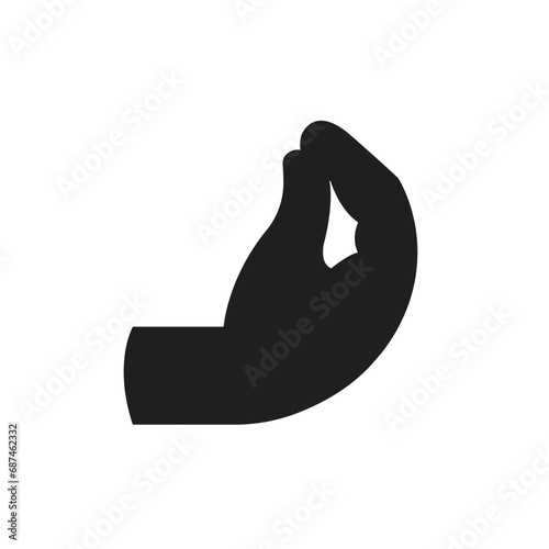 Pinched Fingers emoji vector symbol photo