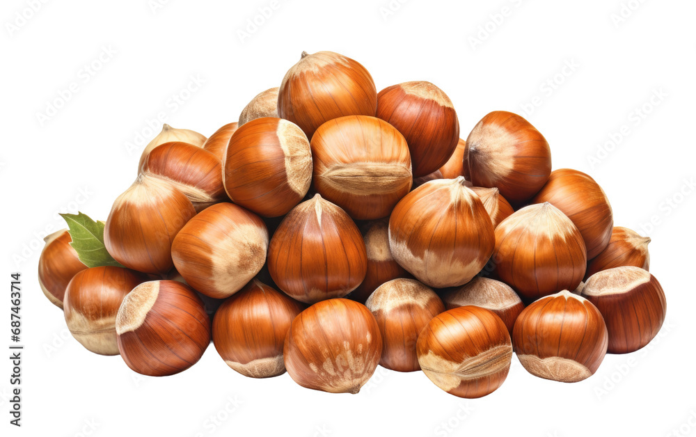 The Nutritional Value of Hazelnuts on a White or Clear Surface PNG Transparent Background The Nutritional Value of Hazelnuts on a White or Clear Surface PNG Transparent Background