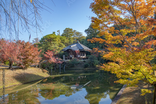 Japanese traditional house at Katsura Imperial Villa, Kyoto, Japan