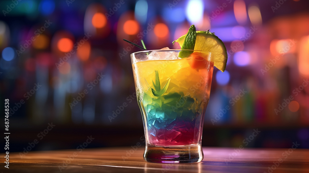 cocktail in the bar HD 8K wallpaper Stock Photographic Image cocktail in the bar HD 8K wallpaper Stock Photographic Image