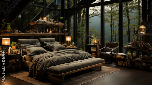 forest luxury bedroom