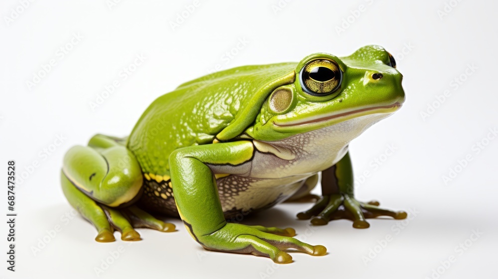Frog isolated on a white background Frog isolated on a white background