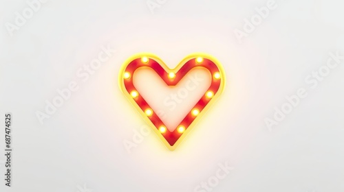 Heart sign frame