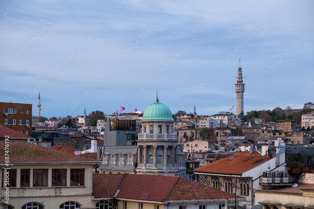 Vistas a la ciudad de Estambul, Turquía