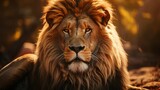 Regal Lion Ruler of the African Grasslands