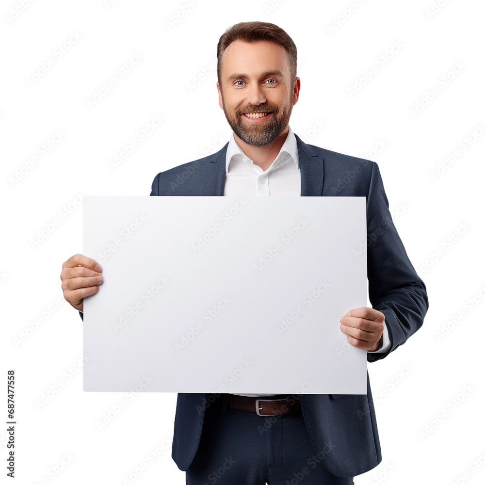 business men holding white banner, isolatedon white transparent background business men holding white banner, isolatedon white transparent background