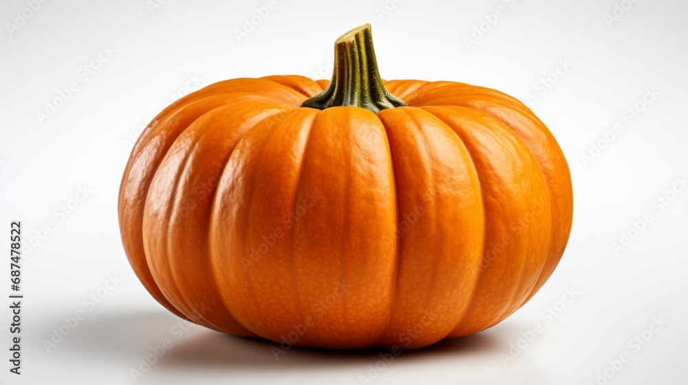 Single mini pumpkin isolated on a white background Single mini pumpkin isolated on a white background