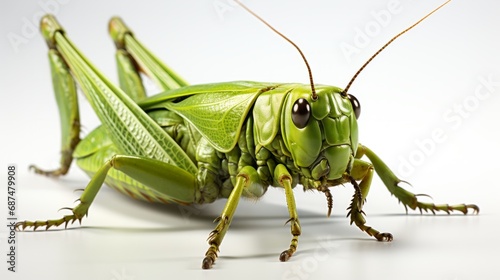 Grasshopper isolated on a white background © ProVector