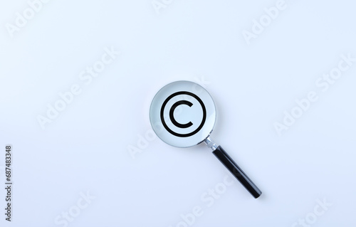 Obraz na płótnie Copyright protection and patenting concept