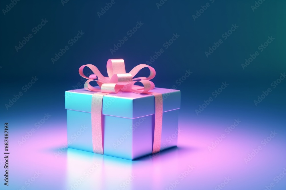 Gift Box Neon Glow Surprise Gift Box Neon Glow Surprise