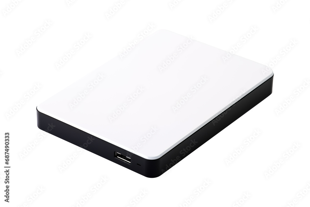 External Hard Drive isolated on transparent background Remove png, Clipping Path, pen tool